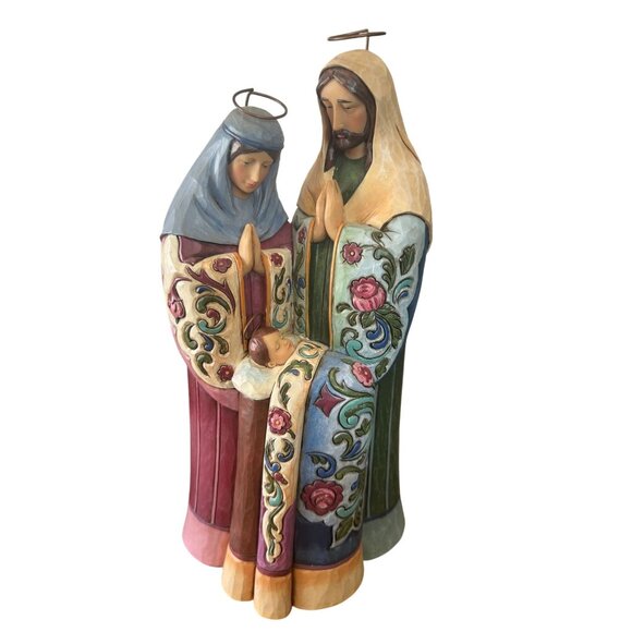 Jim Shore Heartwood Creek Holy Family Figurine - Picture 1 of 8